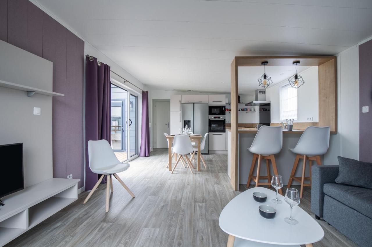 Beau Chalet Pour 4 Pers - Acces Piscine Chauffee Bretignolles-sur-Mer ภายนอก รูปภาพ